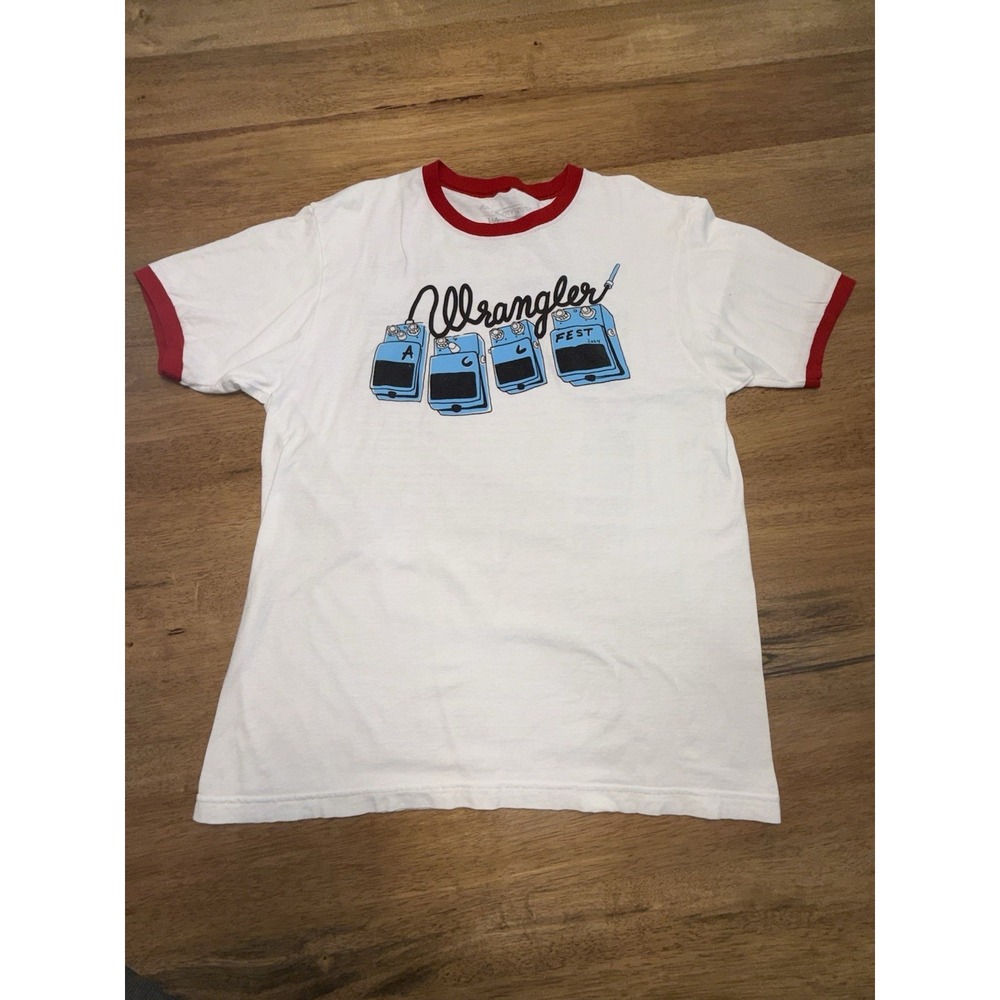 ACL X Wrangler Ring Neck Shirt Large 2024 Austin City Limits Tee Tshirt Festival